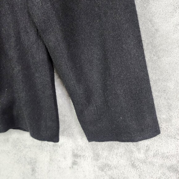 Womens Black WinterSilks Jacket Silk & Wool Blend Long Sleeve V Neck Size 14 - Picture 5 of 11